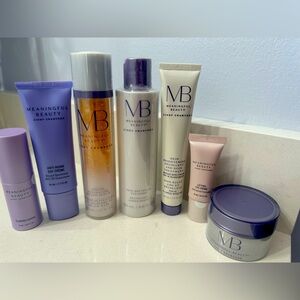 BRAND NEW 7-PIECE MEANINGFUL BEAUTY 
DELUXE FACE & NECK SKINCARE SYSTEM